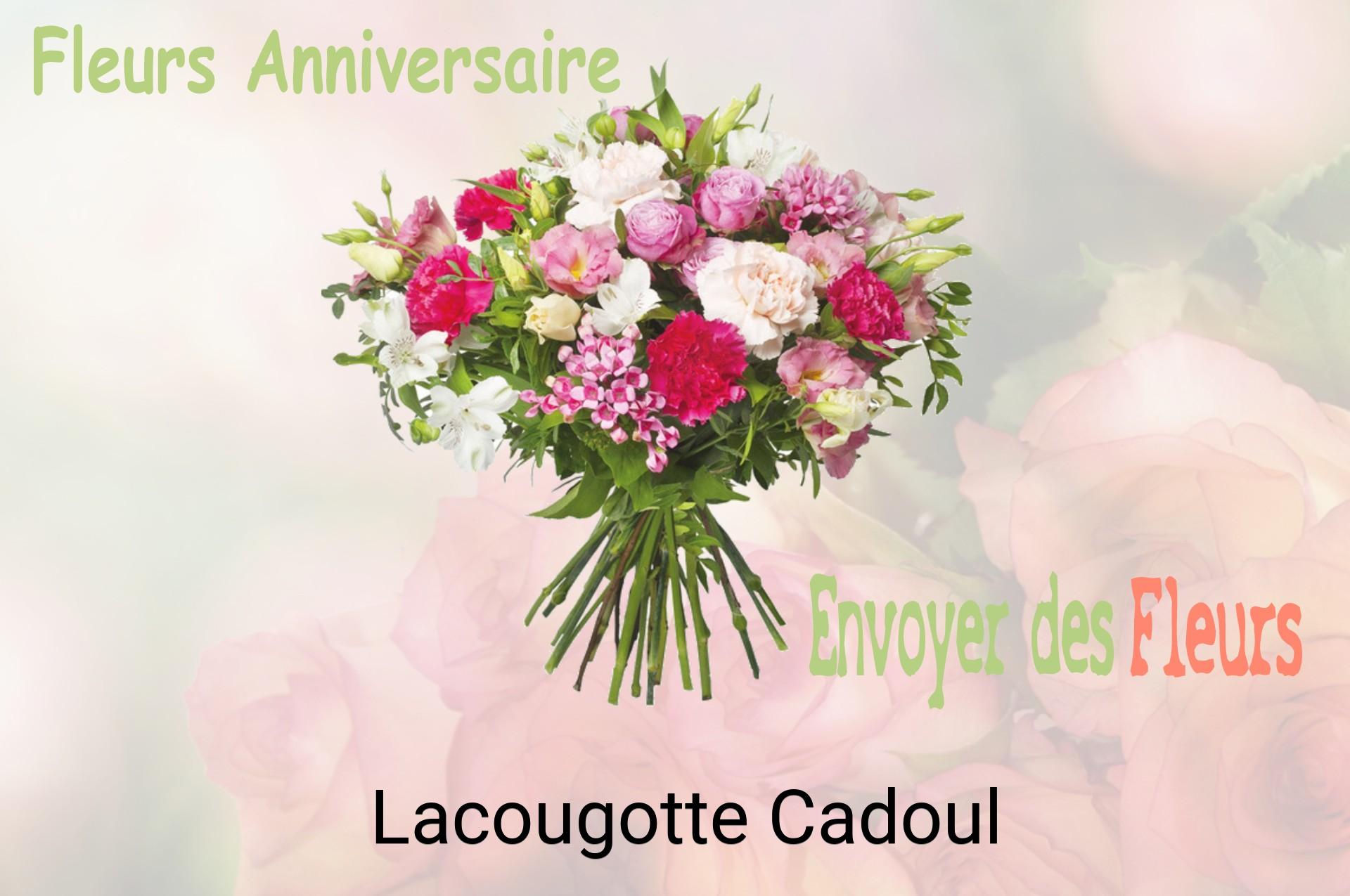 Bouquet de fleurs d’anniversaire livré à Lacougotte-Cadoul